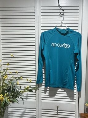 Rip Curl Teal Youth Long-Sleeve Rashguard